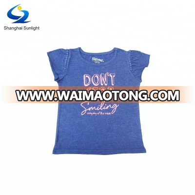 New Arrival Baby Girls Summer Katong Tshirt Girl Cute Cotton T-Shirt